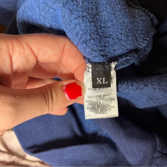 Aviator Nation Crewneck, Blue, Stripped Arm, Made in California USA, XL - Picture 9 of 9